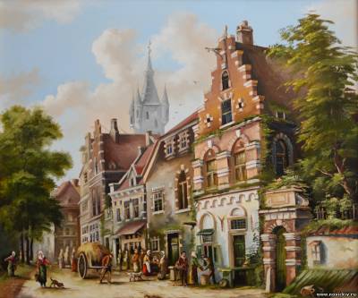 Возникновение и начальная пора голландской живописи до такой степени сливаются с первыми стадиями развития живописи фламандской, 
